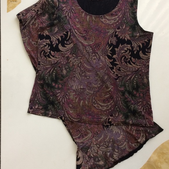 Marisol Dresses & Skirts - Skirt Set Black and Purple Print Size XL Marisol Dresses & Skirts - Skirt Set Black and Purple Print Size XL